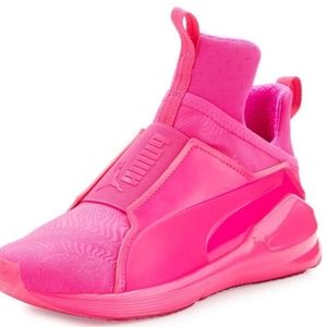 Rihanna pink puma sneakers Clearance